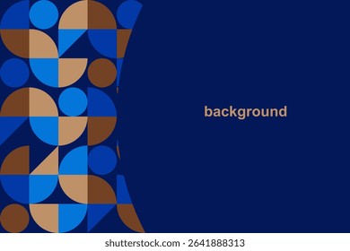 Vector graphics, abstract background in trend colors for presentation, banner, inscription