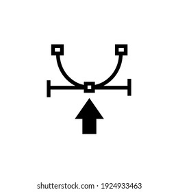 Vector graphics and arrow sign