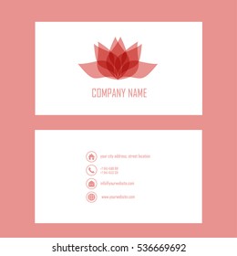 Vector graphics. Business card.