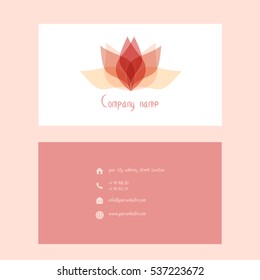Vector graphics. Business card.