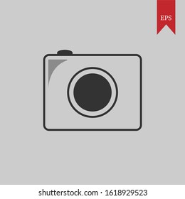 Vector graphics of camera graphics, can be used for icons, web logos, profile icons and even application logos, and camera product logos