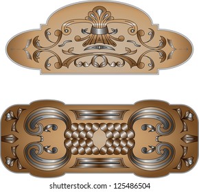 Vector Graphics for carving basrelief vector illustration svg