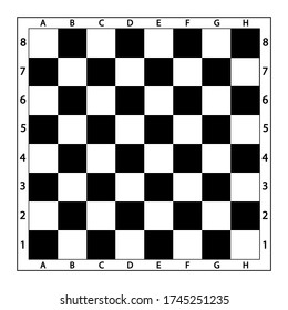 Vector graphics. Chess board. Game