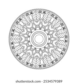 Gráficos de Vector e ilustración de mandala a juego con el Clipart