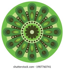gráficos vectoriales de mandalas de diseño colorido con grabaciones únicas. adecuado para cerámica, tatuajes, pegatinas, impresión digital, etc.