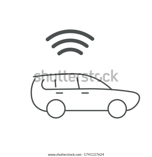 \
Vector\
graphics.\
contactless payment from the\
car.