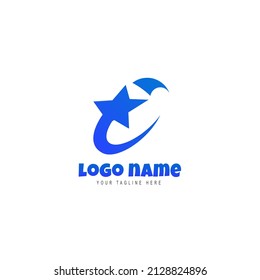 Vector graphics of corporate leader with star shape
