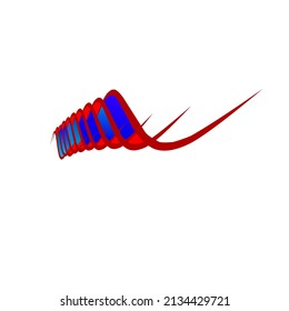 gráficos vectoriales de diseño de líneas curvas