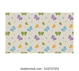 vector graphics of cute little jungle pattern with adorable animals. Very suitable for printing media for wrapping paper, patterns on children's clothes, wallpapers, etc
