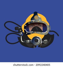 Vector graphics. Deepwater Driver Icon