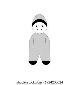 Vector graphics. Doll. Character. Illustration