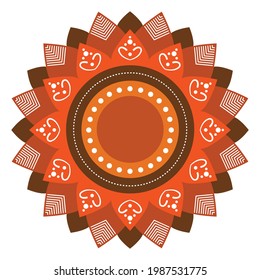 vector graphics of ethnic and unique mandala designs. suitable for digital printing, tattoos, ceramics etc