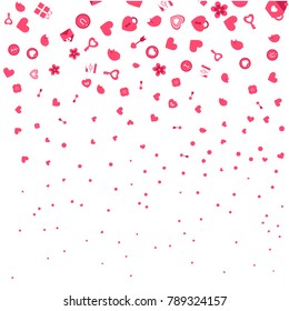 Vector graphics. Happy Valentine's Day. February 14 is the day of all lovers. graphics suitable for decorating posters, brochures, postcards, flyers