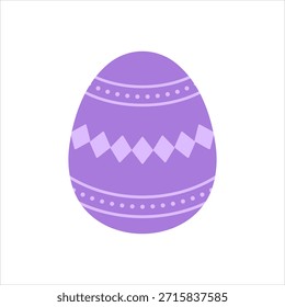 Vector graphics icon for ornamental egg