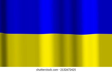 Vector graphics illustration of the country flag of Ukraine. perfect for the background.