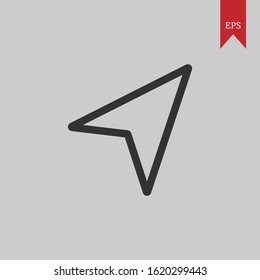 vector graphics illustration of GPS, which can be used for icons, web logos, profile icons, even application logos