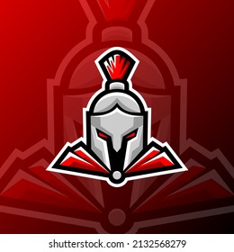 vector graphics illustration of a spartan in esport logo style. perfect for game team or product logo
