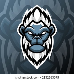 vector graphics illustration of a yeti in esport logo style. perfect for game team or product logo
