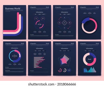 Vector graphics infographics with mobile phone. Template for creating mobile applications, workflow layout, diagram, banner, web design, business reports. Stock vector