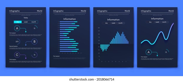 Vector graphics infographics with mobile phone. Template for creating mobile applications, workflow layout, diagram, banner, web design, business reports. Stock vector