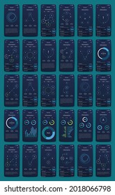 Vector graphics infographics with mobile phone. Template for creating mobile applications, workflow layout, diagram, banner, web design, business reports. Stock vector