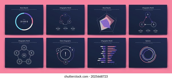 Vektorgrafik-Infografiken mit Handy. Vorlage für die Erstellung von mobilen Anwendungen, Workflow-Layout, Diagramm, Banner, Web-Design, Geschäftsberichte. Stock-Vektorgrafik