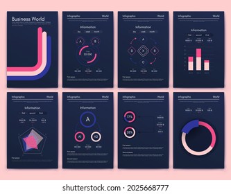 Vektorgrafik-Infografiken mit Handy. Vorlage für die Erstellung von mobilen Anwendungen, Workflow-Layout, Diagramm, Banner, Web-Design, Geschäftsberichte. Stock-Vektorgrafik