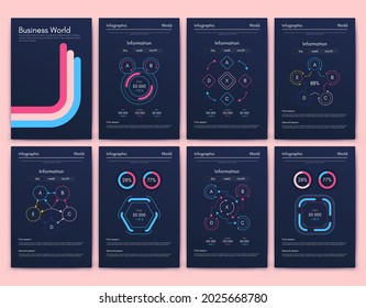 Vector graphics infographics with mobile phone. Template for creating mobile applications, workflow layout, diagram, banner, web design, business reports. Stock vector