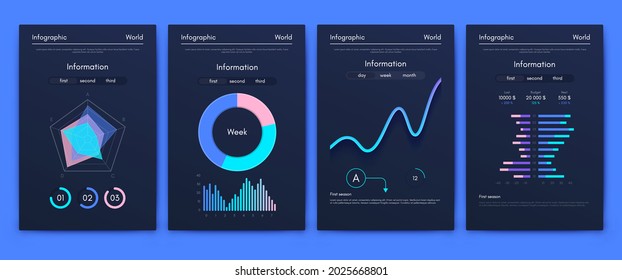 Vektorgrafik-Infografiken mit Handy. Vorlage für die Erstellung von mobilen Anwendungen, Workflow-Layout, Diagramm, Banner, Web-Design, Geschäftsberichte. Stock-Vektorgrafik