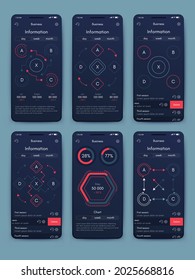 Vector graphics infographics with mobile phone. Template for creating mobile applications, workflow layout, diagram, banner, web design, business reports. Stock vector