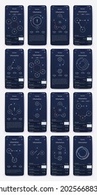 Vector graphics infographics with mobile phone. Template for creating mobile applications, workflow layout, diagram, banner, web design, business reports. Stock vector
