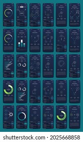 Vector graphics infographics with mobile phone. Template for creating mobile applications, workflow layout, diagram, banner, web design, business reports. Stock vector