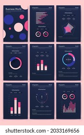Vector graphics infographics with mobile phone. Template for creating mobile applications, workflow layout, diagram, banner, web design, business reports. Stock vector