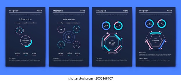 Vector graphics infographics with mobile phone. Template for creating mobile applications, workflow layout, diagram, banner, web design, business reports. Stock vector