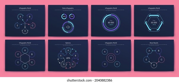 infografía de gráficos vectoriales con teléfono móvil. Plantilla para crear aplicaciones móviles, diseño de flujo de trabajo, diagrama, banner, diseño web, informes de negocios. Vector de acciones