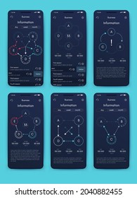 Vector graphics infographics with mobile phone. Template for creating mobile applications, workflow layout, diagram, banner, web design, business reports. Stock vector