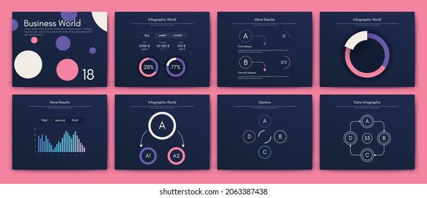 infografía de gráficos vectoriales con teléfono móvil. Plantilla para crear aplicaciones móviles, diseño de flujo de trabajo, diagrama, banner, diseño web, informes de negocios. Vector de acciones
