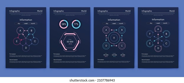 Vector graphics infographics with mobile phone. Template for creating mobile applications, workflow layout, diagram, banner, web design, business reports. Stock vector