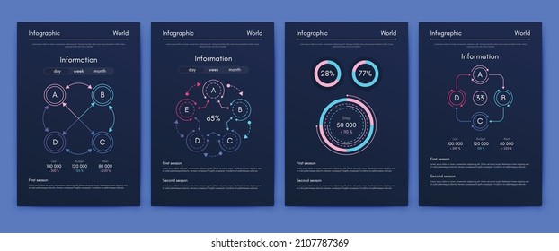 infografía de gráficos vectoriales con teléfono móvil. Plantilla para crear aplicaciones móviles, diseño de flujo de trabajo, diagrama, banner, diseño web, informes de negocios. Vector de acciones
