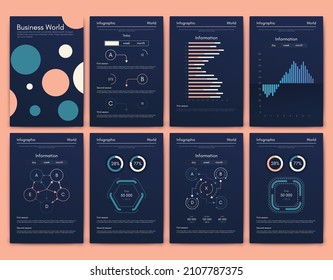 infografía de gráficos vectoriales con teléfono móvil. Plantilla para crear aplicaciones móviles, diseño de flujo de trabajo, diagrama, banner, diseño web, informes de negocios. Vector de acciones