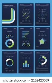 Vector graphics infographics with mobile phone. Template for creating mobile applications, workflow layout, diagram, banner, web design, business reports. Stock vector