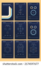 Vector graphics infographics with mobile phone. Template for creating mobile applications, workflow layout, diagram, banner, web design, business reports. Stock vector