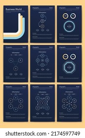 infografía de gráficos vectoriales con teléfono móvil. Plantilla para crear aplicaciones móviles, diseño de flujo de trabajo, diagrama, banner, diseño web, informes de negocios. Vector de acciones