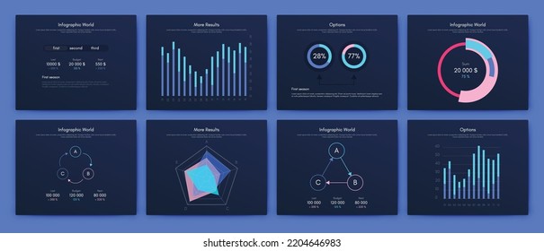 Vector graphics infographics with mobile phone. Template for creating mobile applications, workflow layout, diagram, banner, web design, business reports. Stock vector