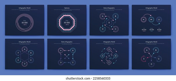 infografía de gráficos vectoriales con teléfono móvil. Plantilla para crear aplicaciones móviles, diseño de flujo de trabajo, diagrama, banner, diseño web, informes de negocios. Vector de acciones