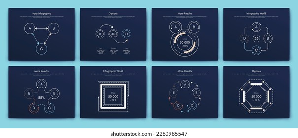Vektorgrafik-Infografiken mit Handy. Vorlage für die Erstellung von mobilen Anwendungen, Workflow-Layout, Diagramm, Banner, Web-Design, Geschäftsberichte. Stock-Vektorgrafik