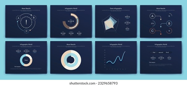 infografía de gráficos vectoriales con teléfono móvil. Plantilla para crear aplicaciones móviles, diseño de flujo de trabajo, diagrama, banner, diseño web, informes de negocios. Vector de acciones