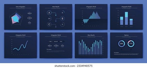 infografía de gráficos vectoriales con teléfono móvil. Plantilla para crear aplicaciones móviles, diseño de flujo de trabajo, diagrama, banner, diseño web, informes de negocios. Vector de acciones