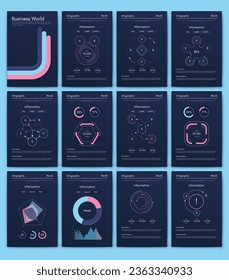 infografía de gráficos vectoriales con teléfono móvil. Plantilla para crear aplicaciones móviles, diseño de flujo de trabajo, diagrama, banner, diseño web, informes de negocios. Vector de acciones