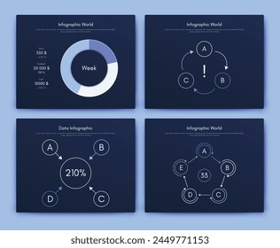 Vector graphics infographics with mobile phone. Template for creating mobile applications, workflow layout, diagram, banner, web design, business reports. Stock vector